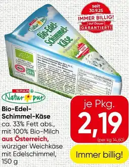 Spar Bio-Edel- Schimmel-Käse Angebot