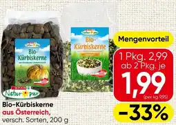 Spar Bio- Kürbiskerne Angebot