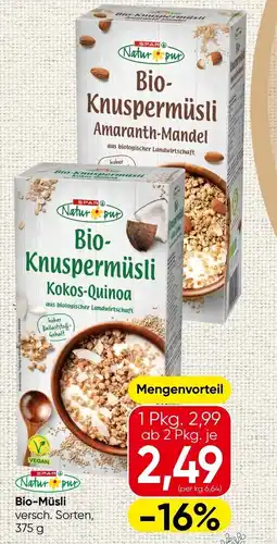 Spar Bio-Müsli Angebot