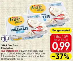 Spar Spar free from frischkäse Angebot