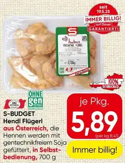 Spar S-BUDGET Hendl Flügerl Angebot