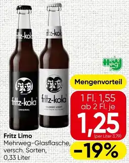 Spar Fritz Limo Angebot