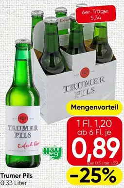 Spar Trumer Pils Angebot