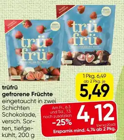 Spar trüfrü gefrorene Früchte Angebot
