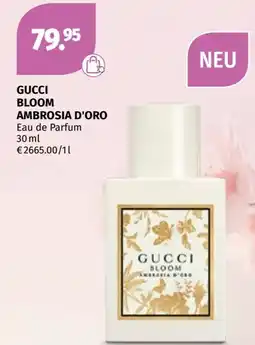 Müller Gucci bloom ambrosia d'oro Angebot