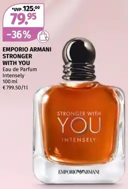Müller Emporio armani stronger with you Angebot