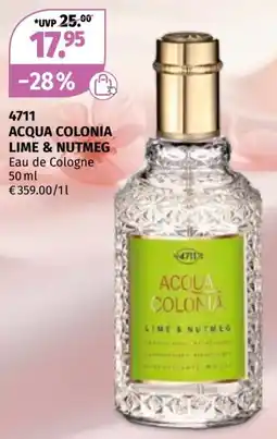 Müller Acqua colonia lime & nutmeg Angebot