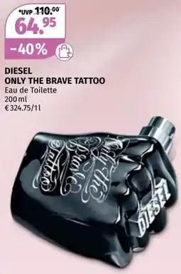 Müller Diesel only the brave tattoo Angebot