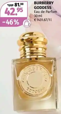 Müller Burberry goddess Angebot