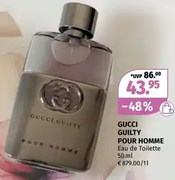Müller Gucci guilty pour homme Angebot