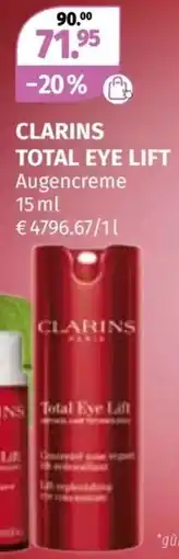 Müller Clarins total eye lift Angebot