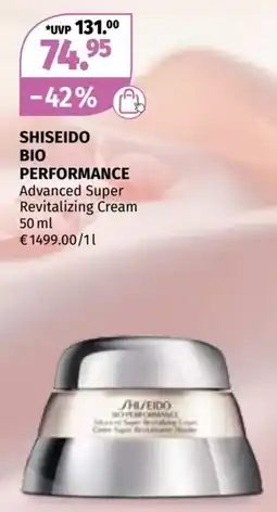 Müller Shiseido bio performance Angebot