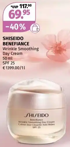 Müller Shiseido benefiance Angebot