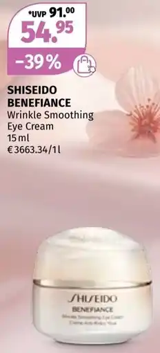 Müller Shiseido benefiance Angebot