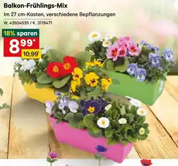 Lagerhaus Balkon Frühlings Mix Angebot