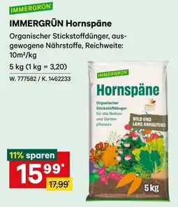 Lagerhaus Immergrün hornspäne Angebot