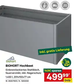 Lagerhaus Biohort hochbeet Angebot