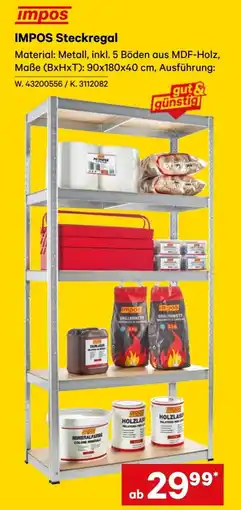 Lagerhaus Impos steckregal Angebot