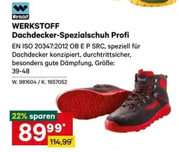 Lagerhaus Werkstoff Dachdecker Spezialschuh Profi Angebot