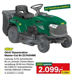 Lagerhaus OKAY Rasentraktor Master-Cut 84-21/140HMK Angebot