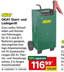Lagerhaus Okay start und ladegerät Angebot