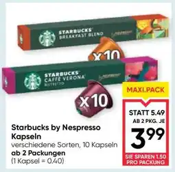 Maximarkt Starbucks by Nespresso Kapseln Angebot