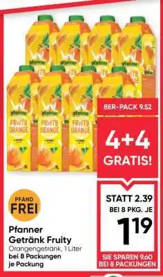 Maximarkt Pfanner Getränk Fruity Angebot