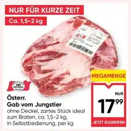 Maximarkt Österr. Gab vom Jungstier Angebot