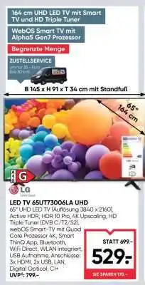 Maximarkt LED TV 65UT73006LA UHD Angebot