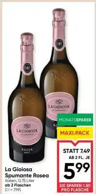 Maximarkt La Gioiosa Spumante Rosea Angebot