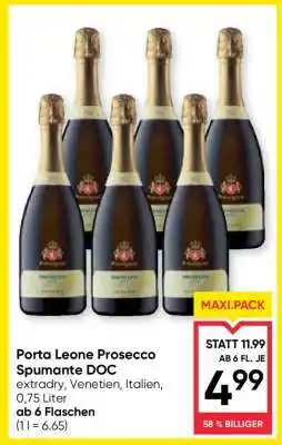 Maximarkt Porta Leone Prosecco Spumante DOC Angebot