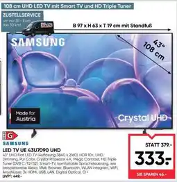 Maximarkt LED TV UE 43J7090 UHD Angebot