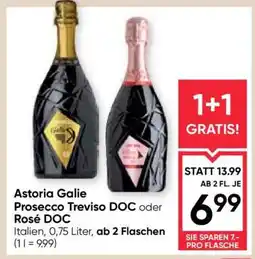Maximarkt Astoria Galie Prosecco Treviso DOC oder Rosé DOC Angebot
