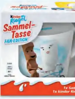 Hofer Ferrero Kinder Riegel mit Sammeltasse Angebot