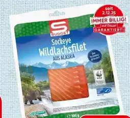 Spar S Budget Sockeye Wildlachs Angebot