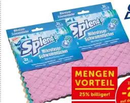 Interspar Splendid Mikrofaser-Schwammtücher Angebot