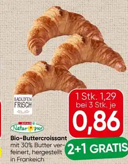 Spar Spar Natur pur Bio-Buttercroissant Angebot