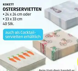 Hofer Kokett Osterservietten Angebot