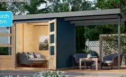 Hofer Karibu Gartenhaus Hybrid Modern X Angebot