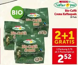 Interspar Spar Natur pur Bio-Caffè Crema Kaffeepads Angebot