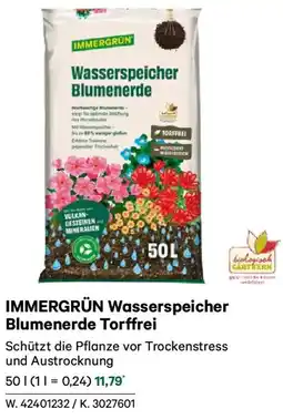 Lagerhaus Immergrün wasserspeicher blumenerde torffrei Angebot