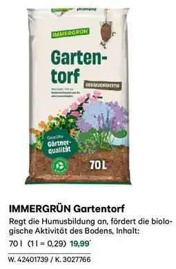 Lagerhaus Immergrün gartentorf Angebot