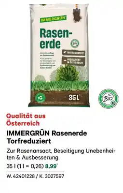 Lagerhaus Immergrün rasenerde torfreduziert Angebot