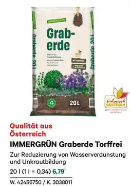 Lagerhaus Immergrün graberde torffrei Angebot