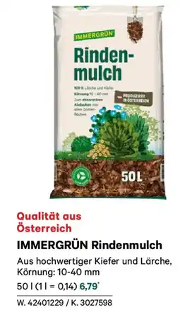 Lagerhaus Immergrün rindenmulch Angebot