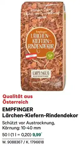 Lagerhaus Empfinger lärchen kiefern rindendekor Angebot