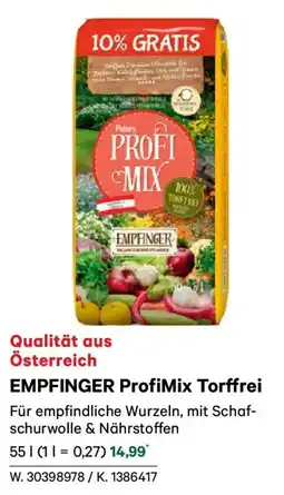 Lagerhaus Empfinger profimix torffrei Angebot