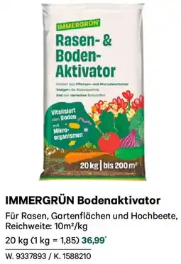 Lagerhaus Immergrün bodenaktivator Angebot