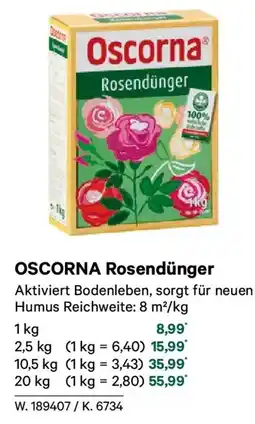 Lagerhaus Oscorna Rosendünger Angebot