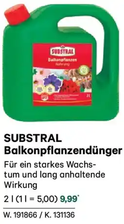 Lagerhaus Substral balkonpflanzendünger Angebot